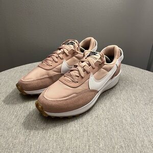 Nike Waffle Debut Pink White Casual Women's Shoe Size 7 DH9523-201